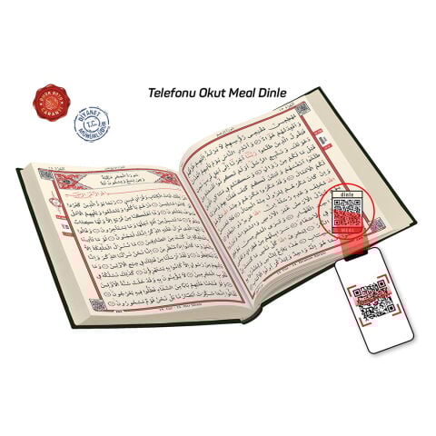 Merve Yayınları Kur'an-I Kerim Bilgisayar Hatlı Mühürlü (Rahle Boy)