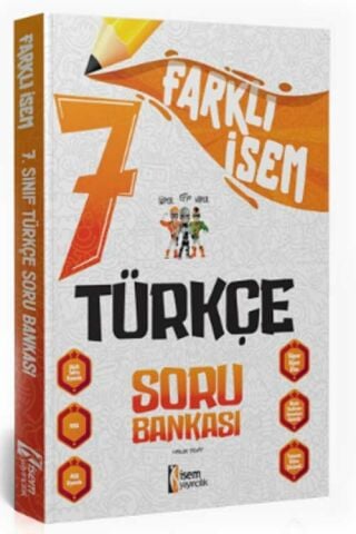 İsem 2025 Farklı İsem 7. Sınıf Türkçe Soru Bankası
