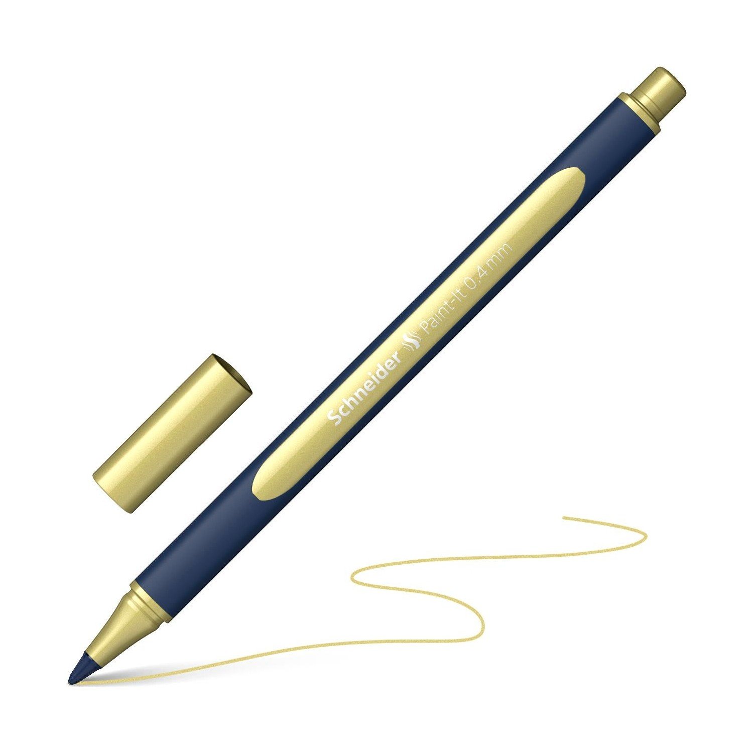 Schneider Paint-It 050 Metalik Roller Kalem 0.4 mm Metalik Altın