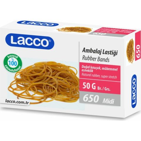 LACCO AMBALAJ LASTİĞİ MİDİ 50GR