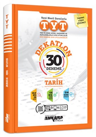 ANKARA TYT DEKATLON TARİH 30 DENEME-2021