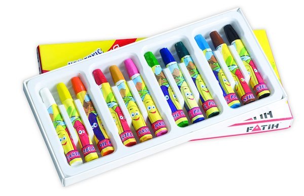 Fatih Pastel Boya 12 Renk Yeni Formül