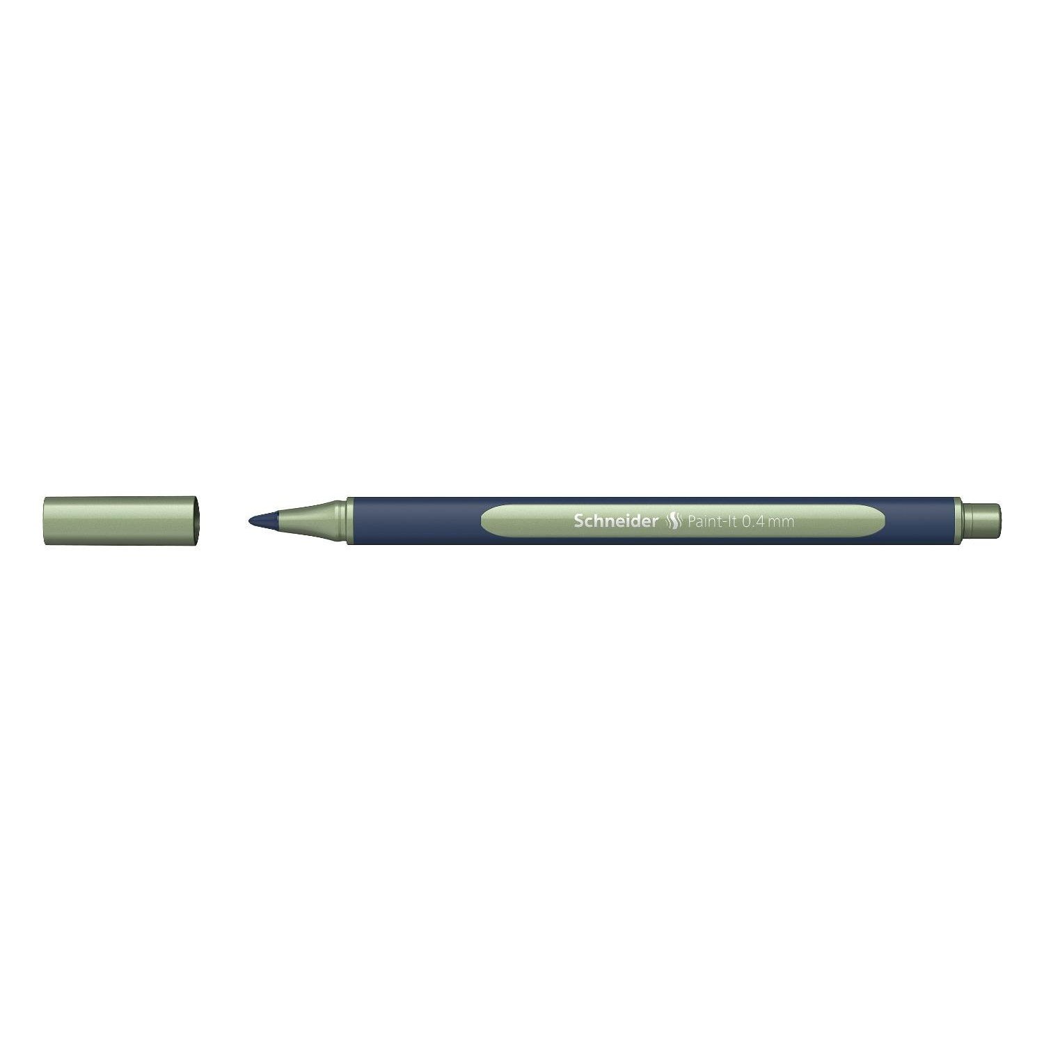 Schneider Paint-It 050 Metalik Roller Kalem 0.4 mm Metalik Yeşil