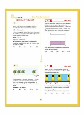 Benim Hocam AYT Matematik Video Destekli Konu Anlatımı