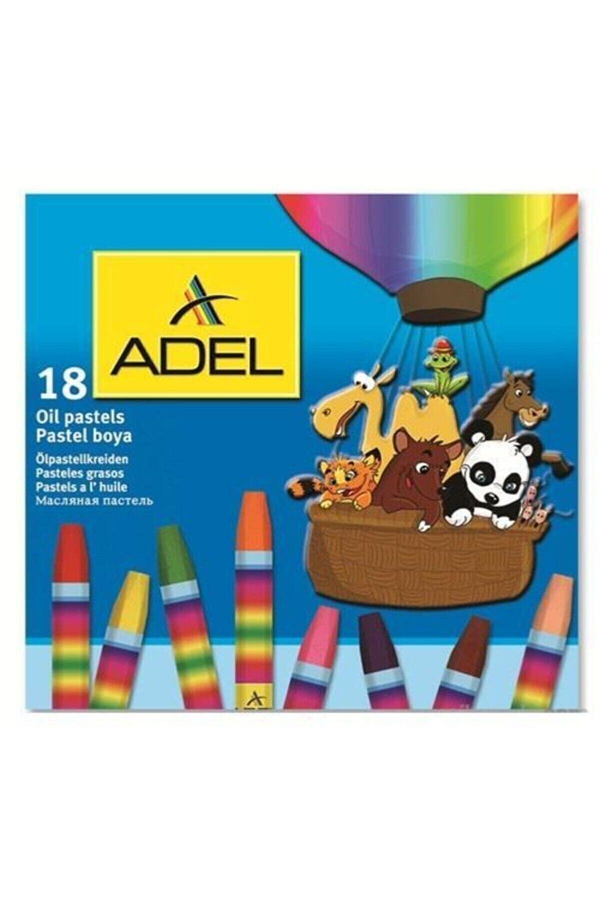 Adel Pastel Boya Karton Kutu 18 Renk