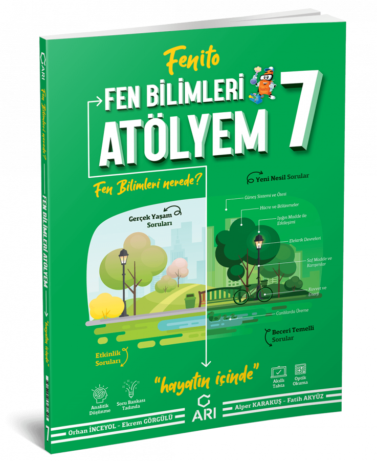 Arı 7.sınıf Fenito Fen Bilimleri Atölyem + Yazılı eki