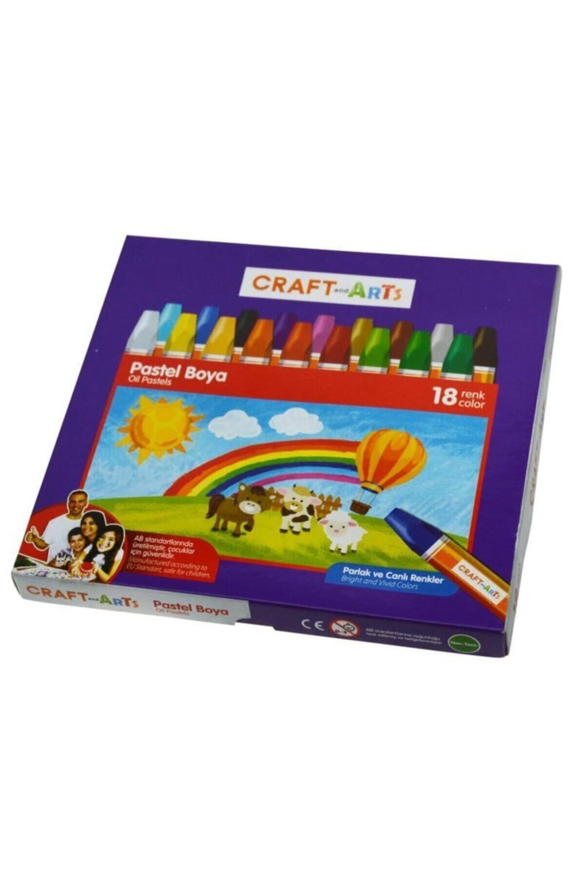 Craft And Arts Pastel Boya 18 li Karton Kutu