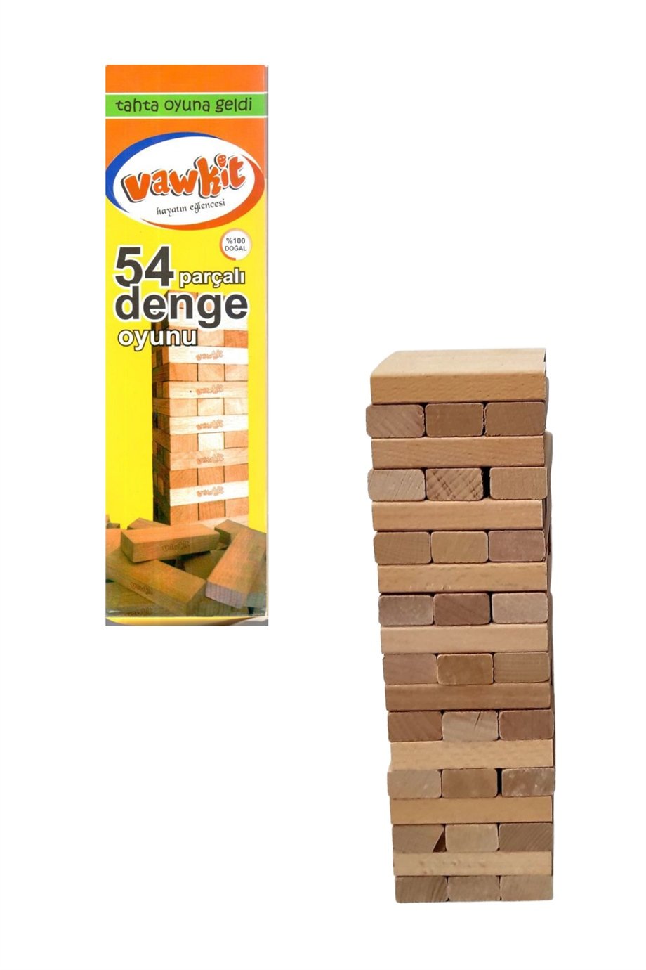 Saffety Ahşap Denge Oyunu 54 Prç