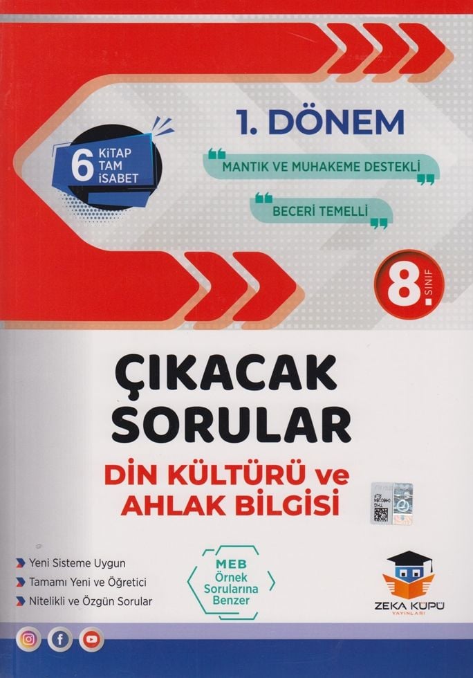 Zekaküpü 8.Sınıf Din Kültürü Lgs Çıkacak Sorular Kitabı