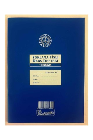 KOCAOLUK YOKLAMA FİŞLİ DERS DEFTERİ 10 DERSLİK