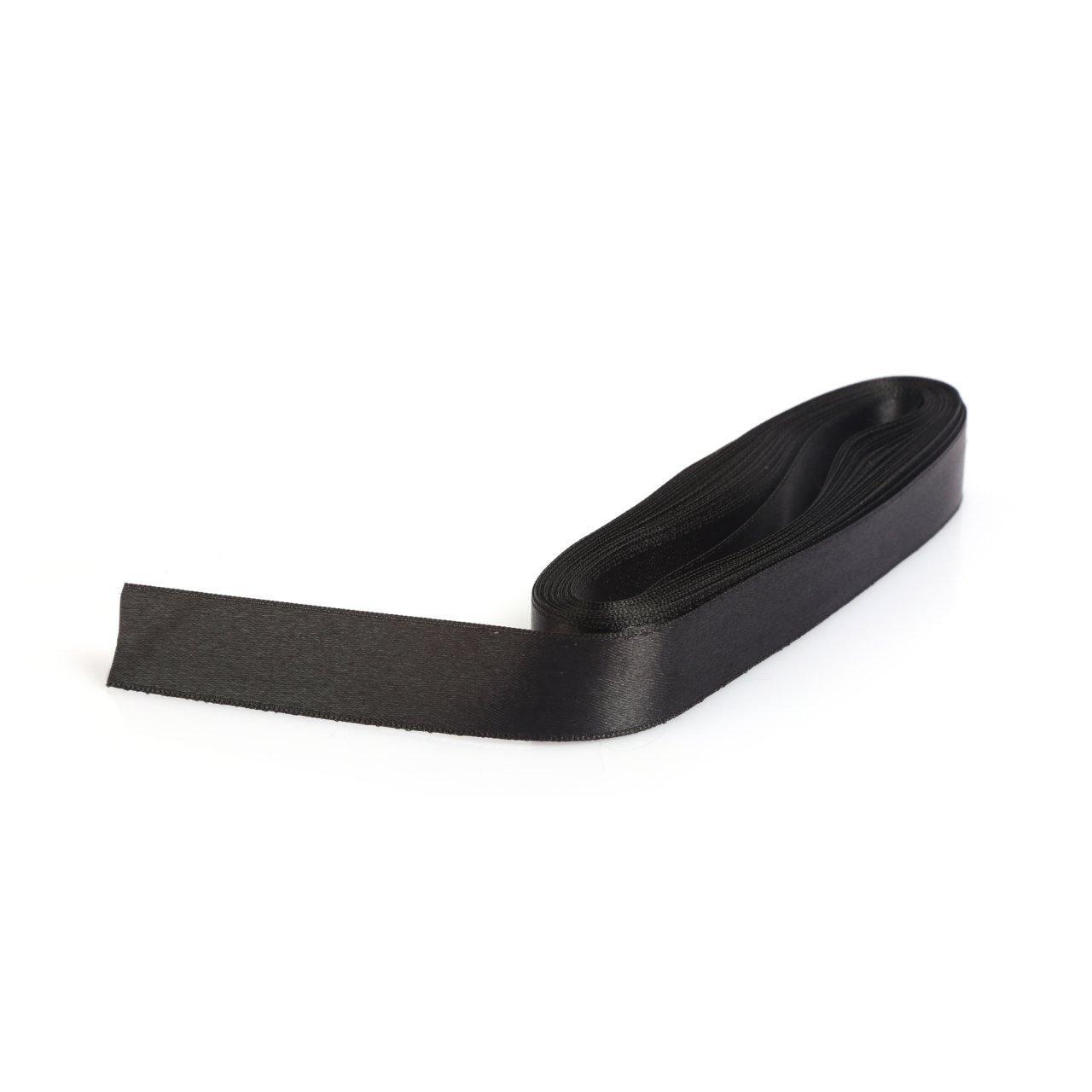 Kurdelecim Kurdela Çift Taraflı Saten Siyah 2 Cm * 10 M