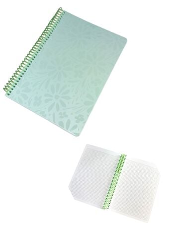 Sentor Laklı Bristol Kapak 120 ypr Kareli 17 x 24cm çok amaçlı defter