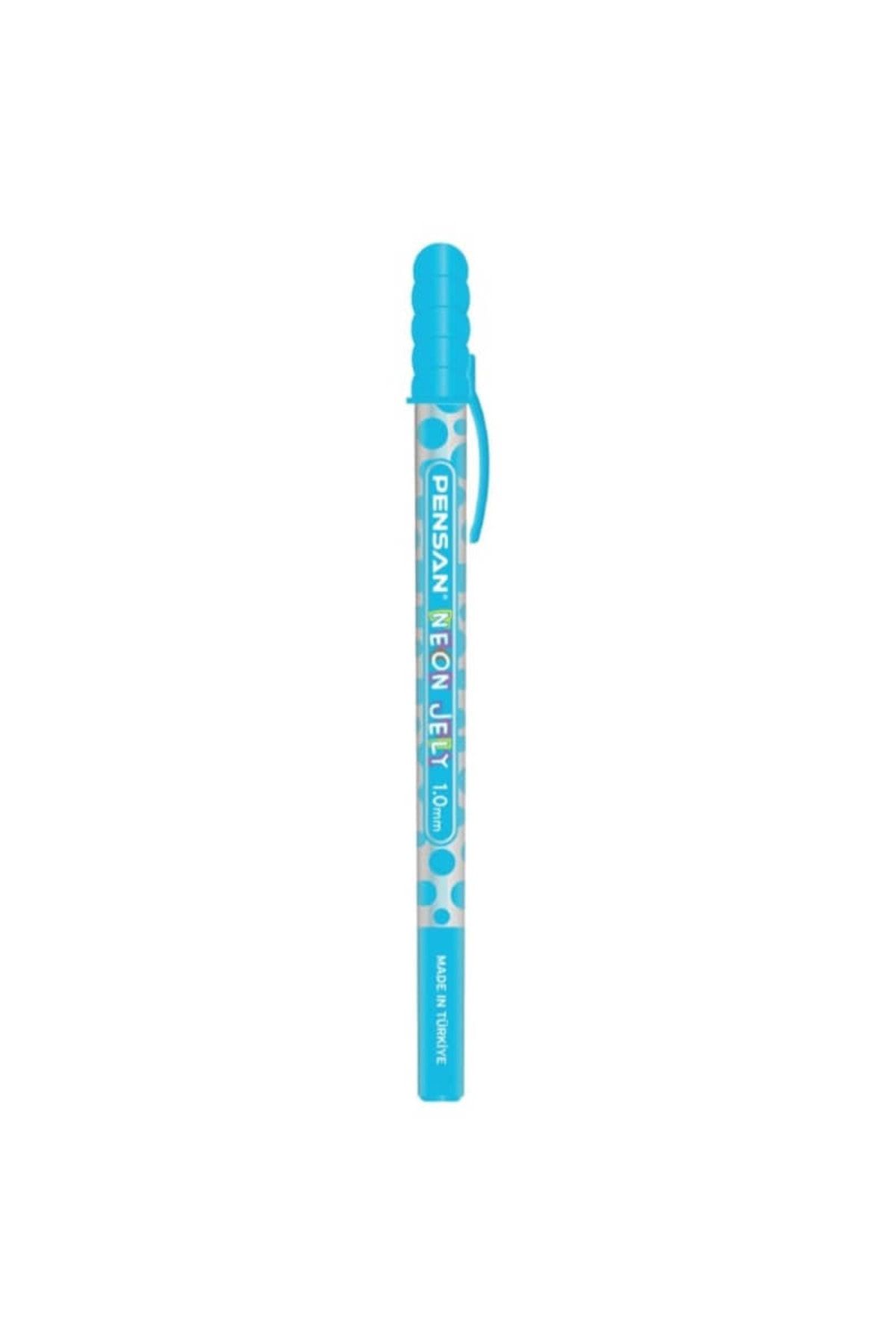 Pensan Jel Kalem Jely 1.0mm Neon Mavi