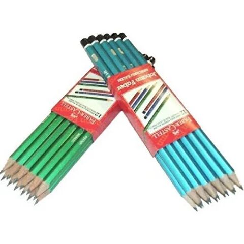 Faber-Castell Köşeli Mercanlı Kurşun kalem 12 Li Pkt