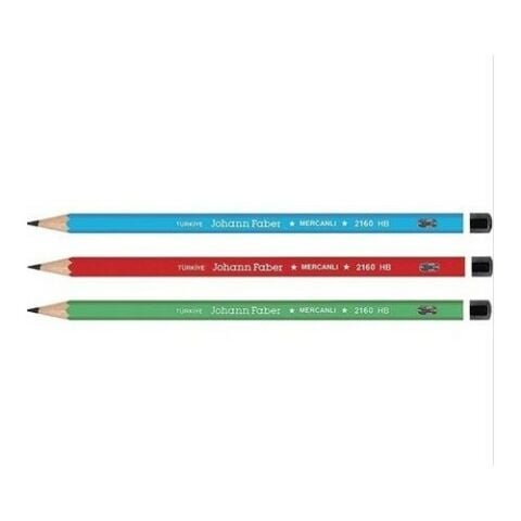 Faber-Castell Köşeli Mercanlı Kurşun kalem 12 Li Pkt