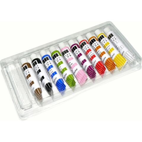 Südor Akrilik Boya Tüp 10 Renk x 9 ml