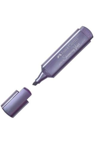 Faber Castell Fosforlu Kalem 46 Metalik Mor