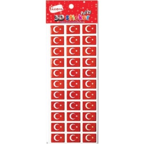 Ticon Puffy Sticker Bayrak TPS-017/2 348959