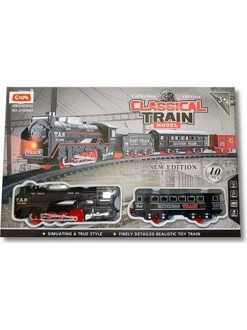 Ctoy-Jhx6689 Işıklı Sesli Tren Seti 10 Parça
