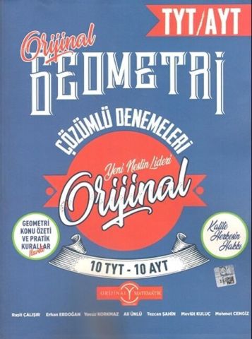 Orijinal Tyt Ayt 10+10 Geometri Deneme 2024