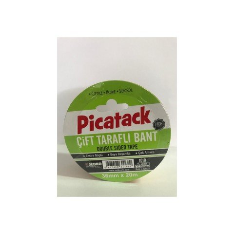 Picatack 36mm x 20m Çift Taraflı Bant