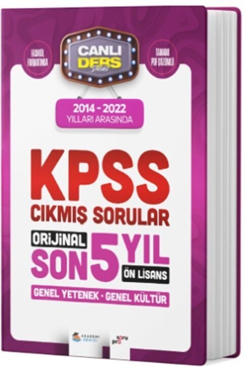 Akademi Denizi Kpss Önlisans Son 5 Yıl Çıkmış Sorular 2014-22 2024