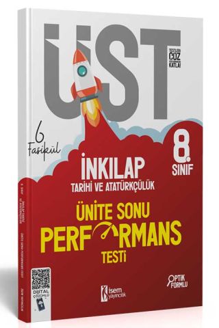 İsem Yayınları 8.Sınıf LGS İnkılap Tarihi ve Atatürkçülük 6 Fasikül Ünite Sonu Performans