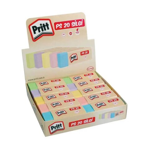 Pritt PS-20 Pastel Renkler Silgi