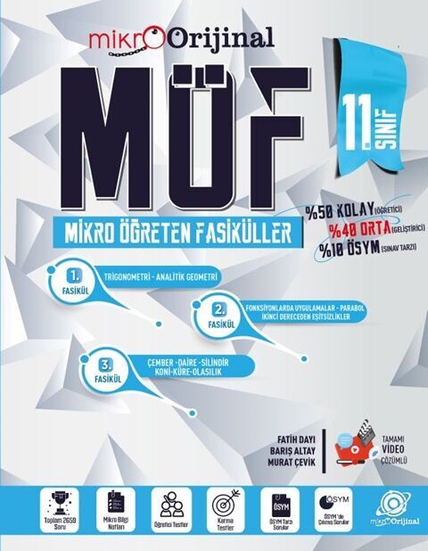 Mikro Orijinal 11.Sınıf Möf Matematik Set