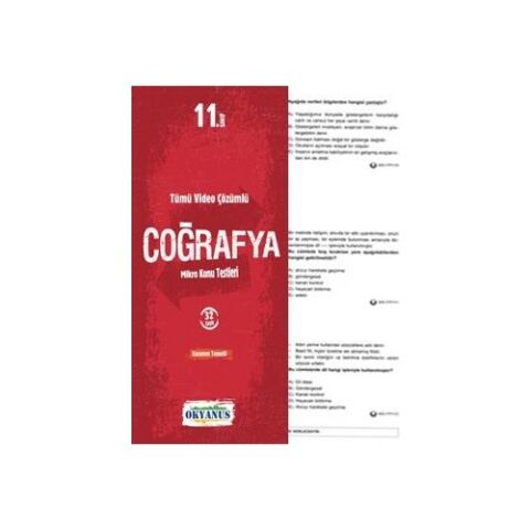 Okyanus Yayınları 11. Sınıf Coğrafya Yaprak Test