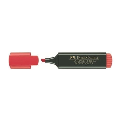 Faber Castell Fosforlu Kalem - Kırmızı