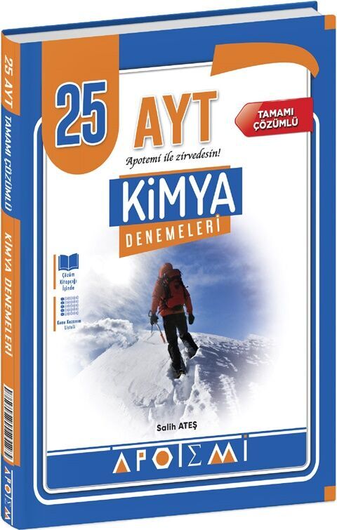 Apotemi Ayt Kimya 25 Li Deneme 2024