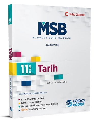 Eğitim Vadisi 11.Sınıf Tarih Soru Bankası-2020