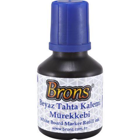 Brons Tahta Kalemi Mürekkebi 30Cc Mavi