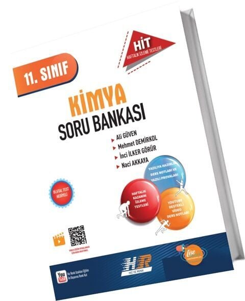 Hız Ve Renk 11.Sınıf Hit Kimya Soru Bankası 2024