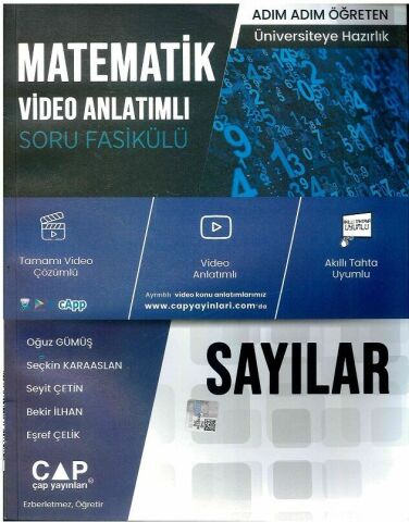Çap Sayılar Yeni Baskı 2024