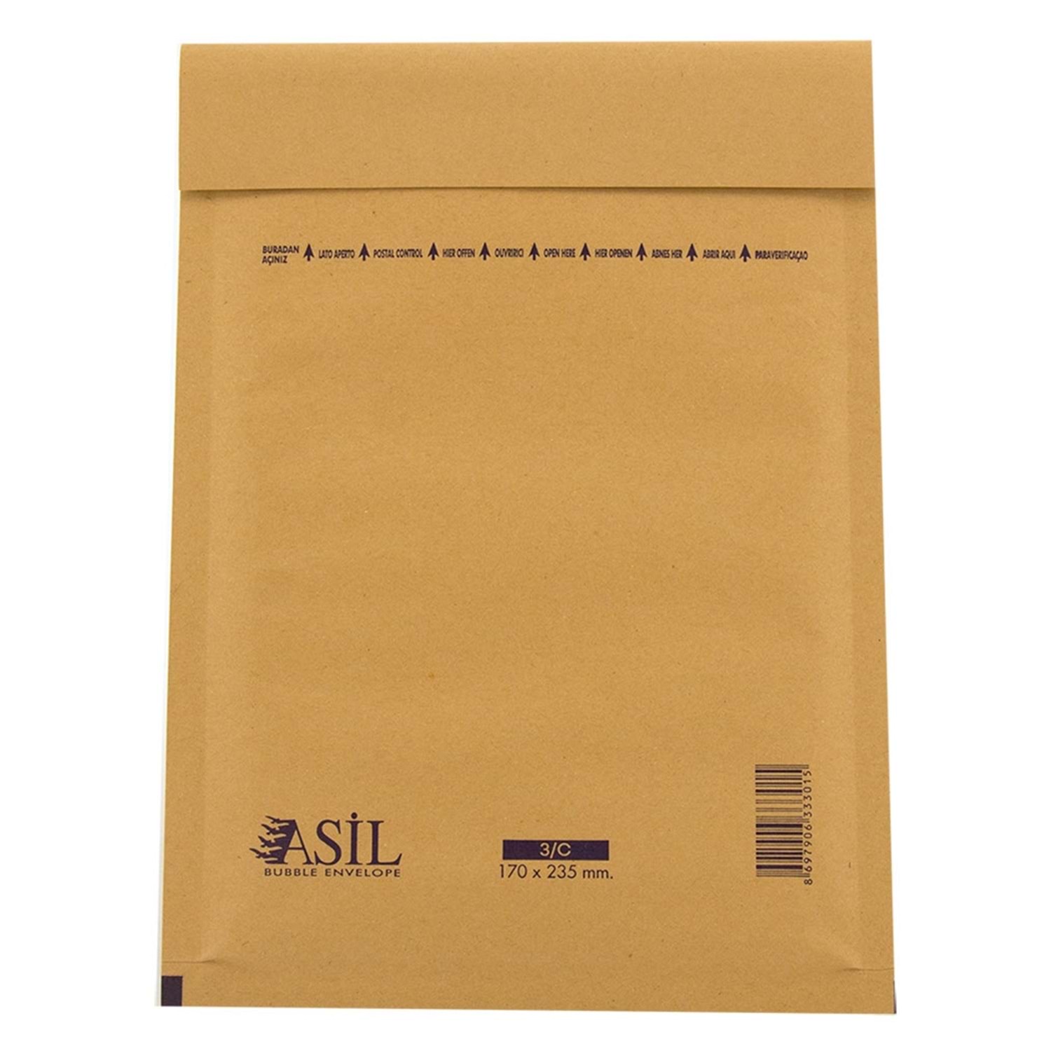 Asil Doğan Hava Kabarcıklı Zarf 17*25 10 adet
