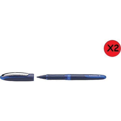 Schneider One Business 0,6 Mm Roller İmza Kalemi MAVİ 2 Lİ
