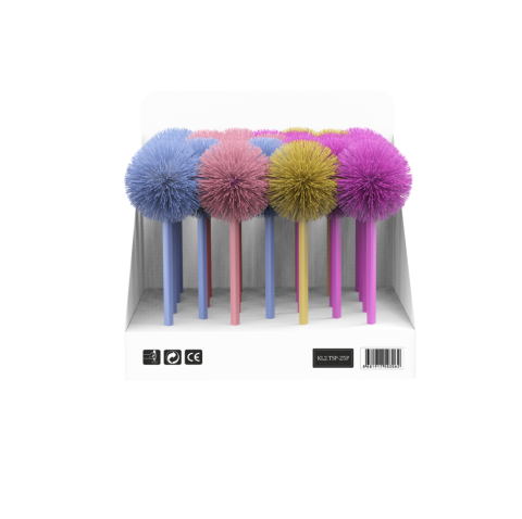 Silka Pastel Ponponlu Kalem