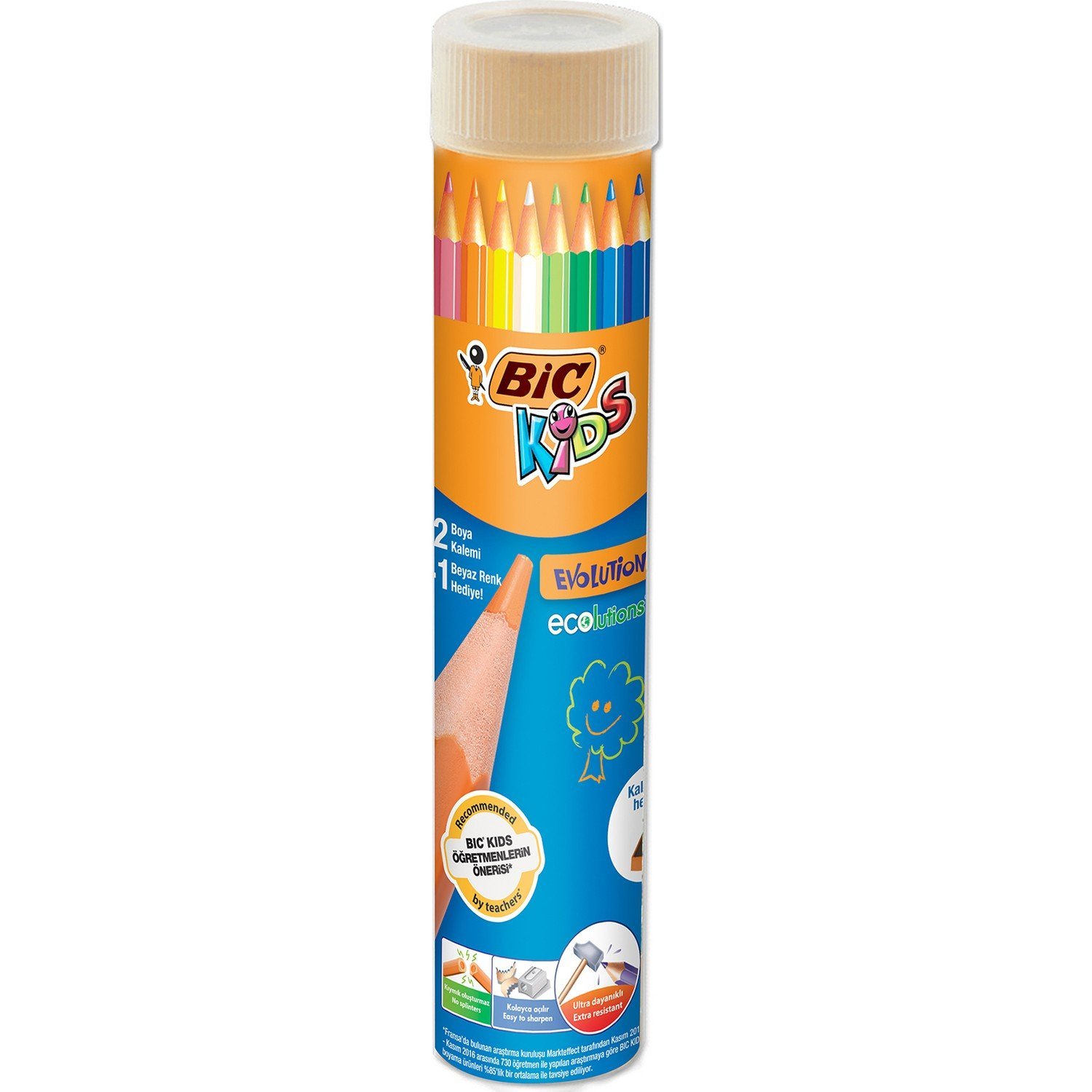 Bic Kids Kuruboya Metal Tüp 12 Li