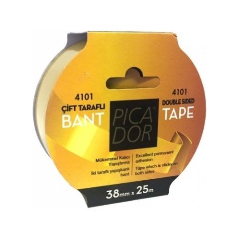 Picador 38 Mm X 25 Mt Çift Taraflı Bant