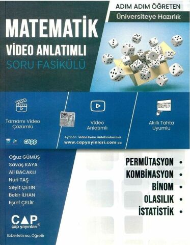 ÇAP PERMÜTASYON KOMBİNASYON BİNOM OLASILIK