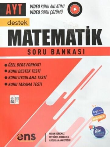 Ens Destek Ayt Matematik Soru Bankası 2024