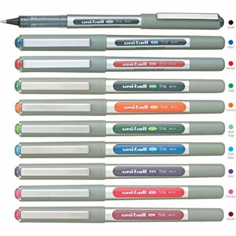 Uniball Ub-157 Eye Fine 0.7mm Roller Kalem Kırmızı