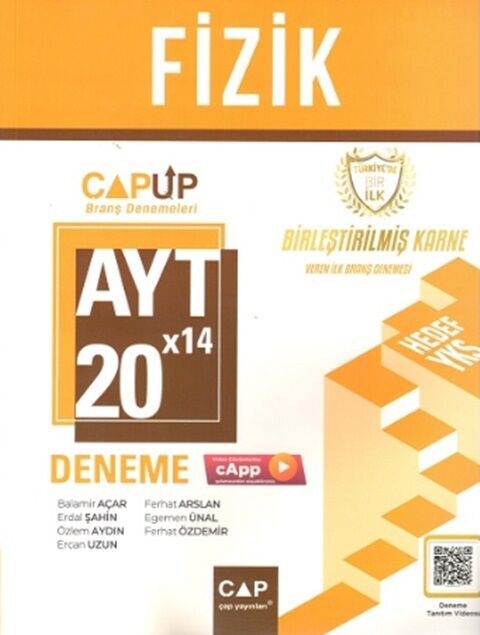 Çap Up Ayt Fizik 20*14 Deneme 2024