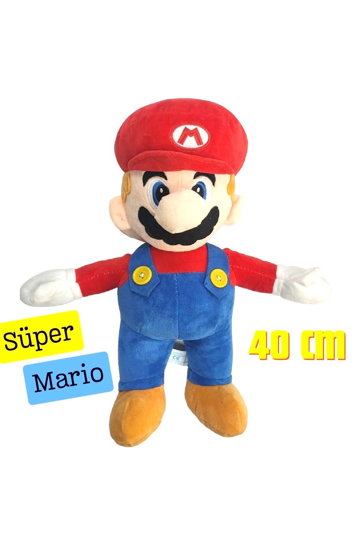 Ali Duman Oyuncak Süper Mario Peluş Oyuncak 30 CM