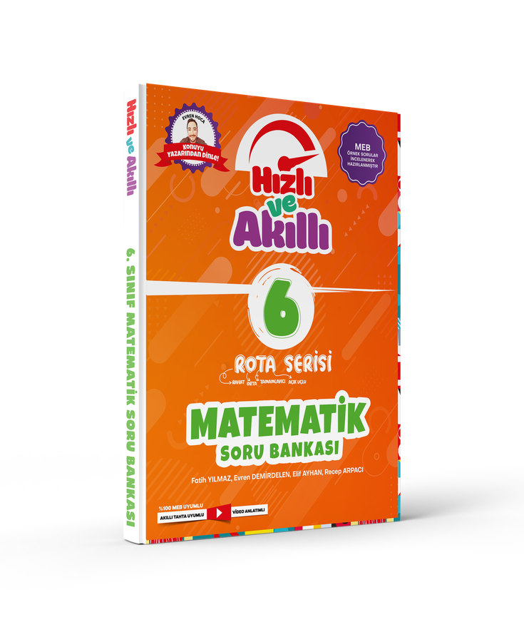 Tammat Yayıncılık 6. Sınıf Matematik Rota Serisi Hızlı ve Akıllı Soru Bankası