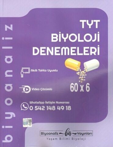 Biyoanaliz Tyt Biyoloji Deneme 2024