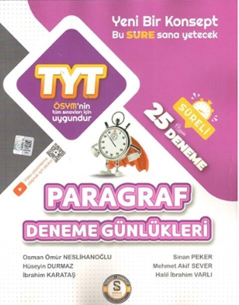 Süre Tyt Paragraf 25 Li Deneme 2024