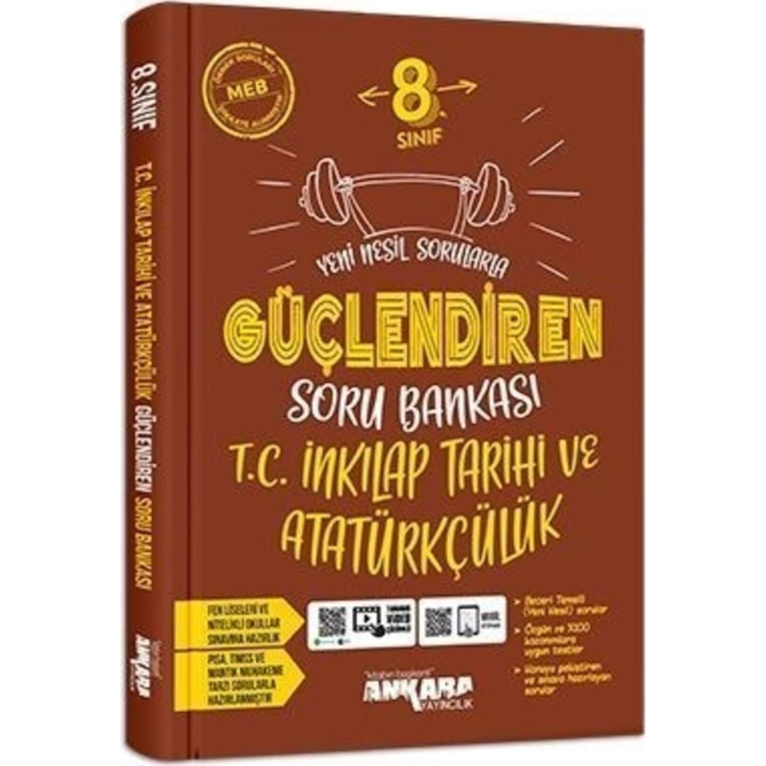 Ankara 8. Sınıf İnkılap Tarihi ve Atatürkçülük Güçlendiren Soru Bankası
